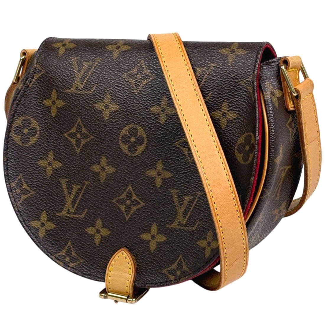 Louis Vuitton Tan Blanc Crossbody Pochette Shoulder Bag Monogram Brown M51179 Women's (1 of 10)