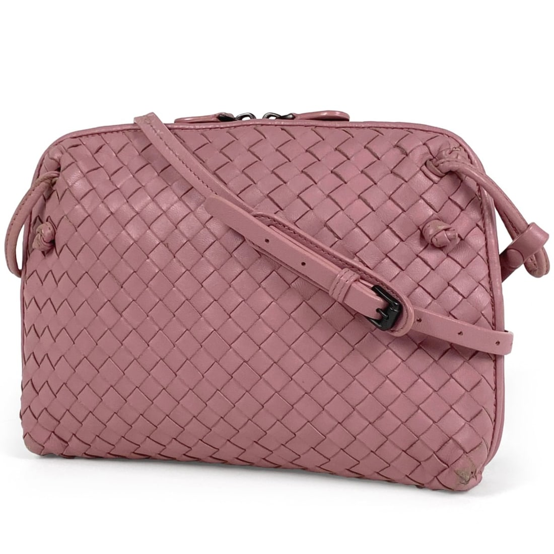 Bottega Veneta Intrecciato Shoulder Bag, Nappa Leather, Crossbody, Pink, 245354, Women's: --- Catalog ---Category: SizeSize (HxWxD): 19.5cm x 23cm x 5cm / 7.67'' x 9.05'' x 1.96''Category: DesignType: Shoulder bagColor: PinkGender: WomenMaterial: Leather Category: GeneralMPN: 245354Brand: