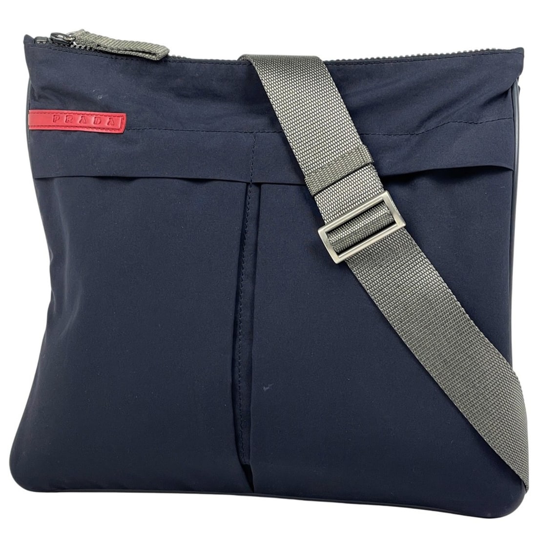 Pradasports PRADA SPORTS Logo Shoulder Bag, Sport Line, Nylon, Navy, 4VA311, Women's (1 of 8)