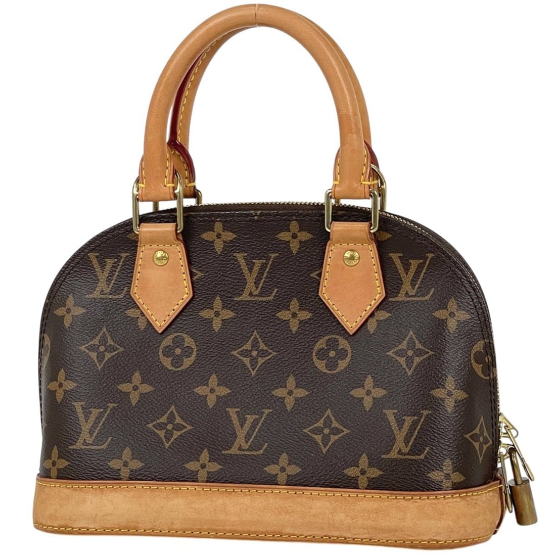 Louis Vuitton Alma BB Monogram Brown Handbag M53152 Women's (1 of 12)