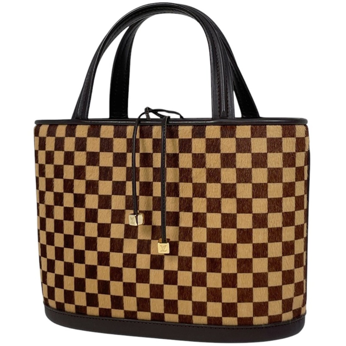 Louis Vuitton Impala Harako Handbag Damier Sauvage Brown M92133 Women's: --- Catalog ---Category: SizeSize (HxWxD): 15cm x 20cm x 9cm / 5.9'' x 7.87'' x 3.54''Category: DesignType: HandbagColor: BrownGender: WomenMaterial: Fur Category: GeneralMPN: M92133Brand: Louis Vuitt