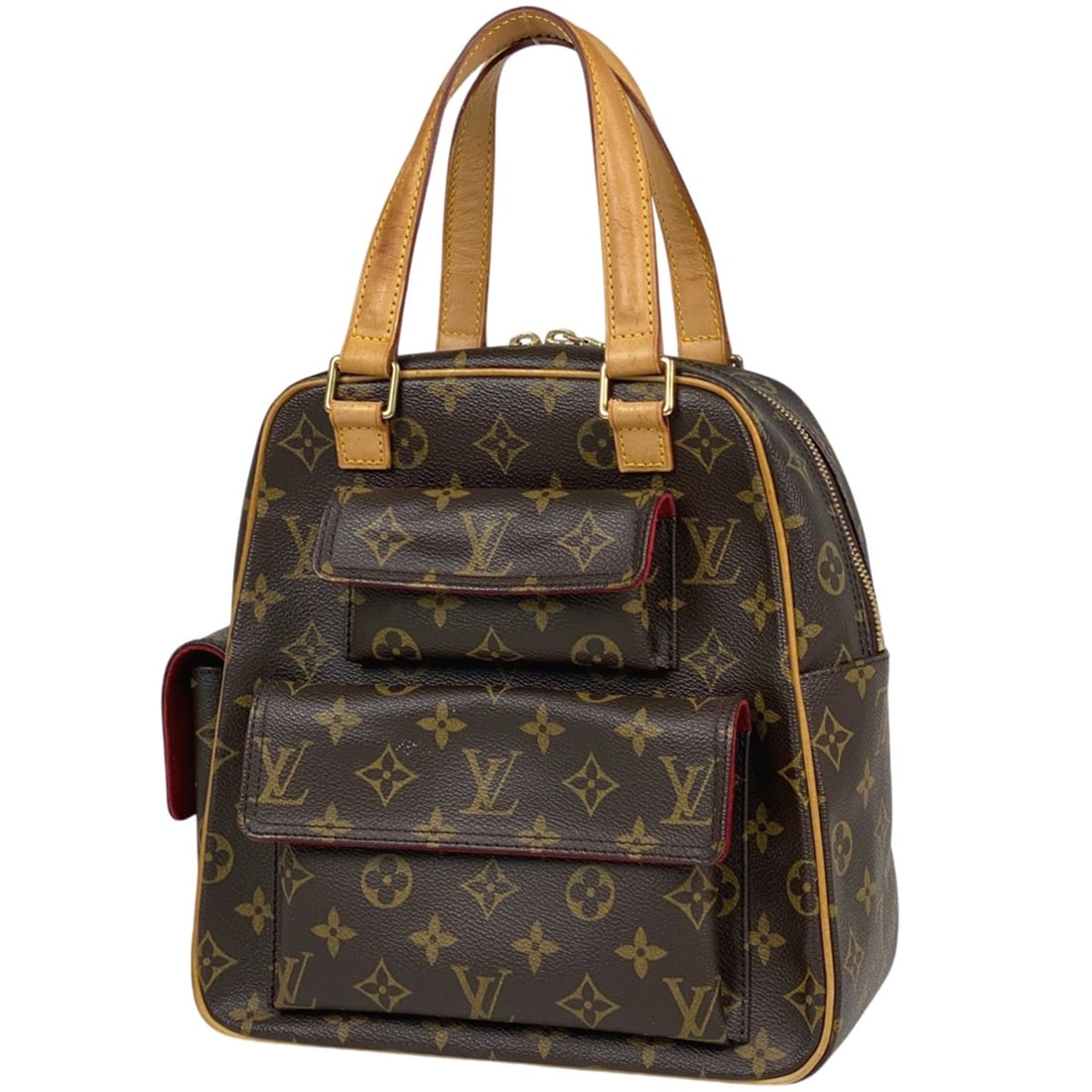 Louis Vuitton Excentric Cite Handbag Monogram Brown M51161 Women's (1 of 10)