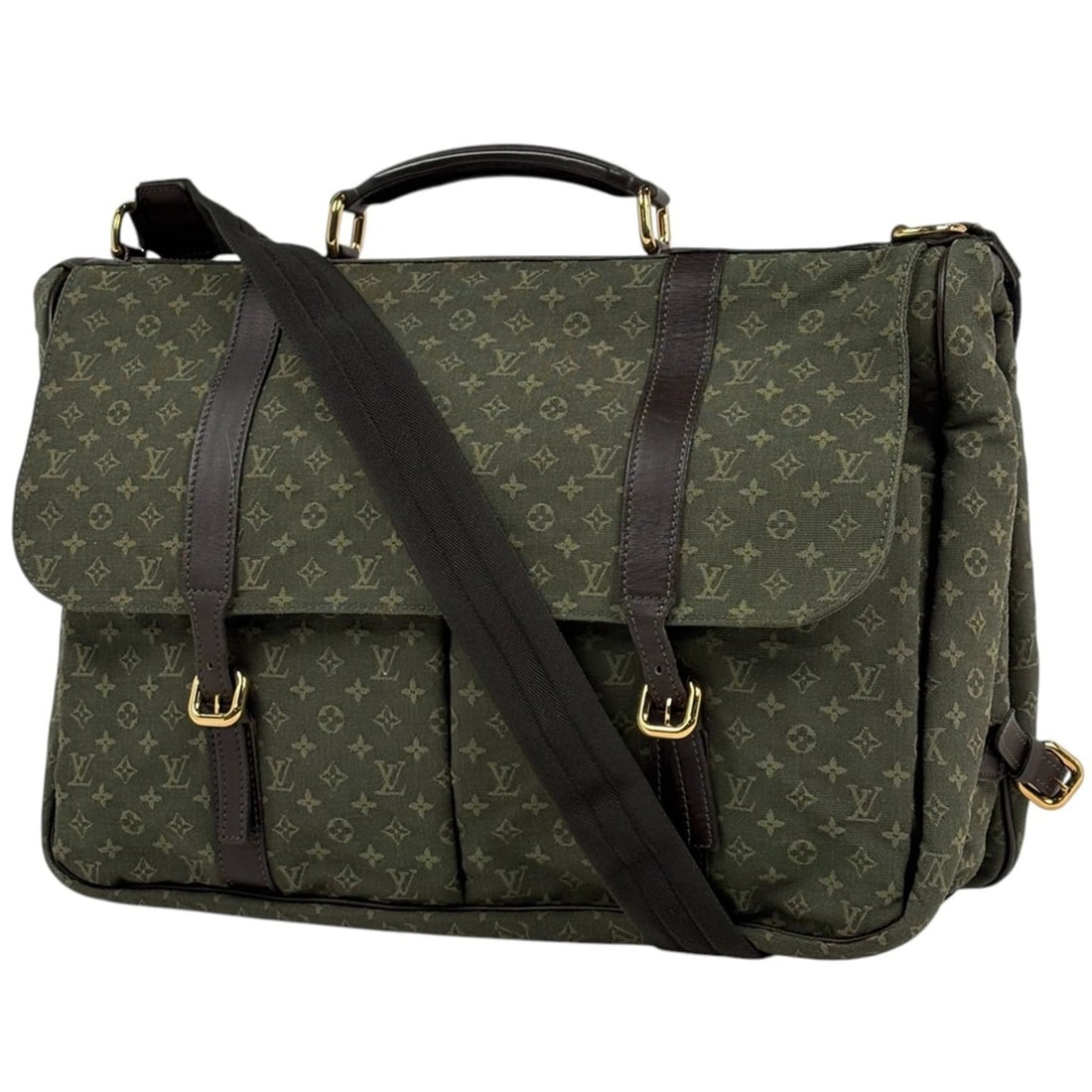 Louis Vuitton Denise Monogram Mini Handbag/Shoulder Bag, TST Khaki, M42312, Women's: --- Catalog ---Category: SizeSize (HxWxD): 29cm x 40cm x 20cm / 11.41'' x 15.74'' x 7.87''Category: DesignType: Handbag, Shoulder bagColor: TST KhakiGender: WomenMaterial: Monogram Mini Category: Gene