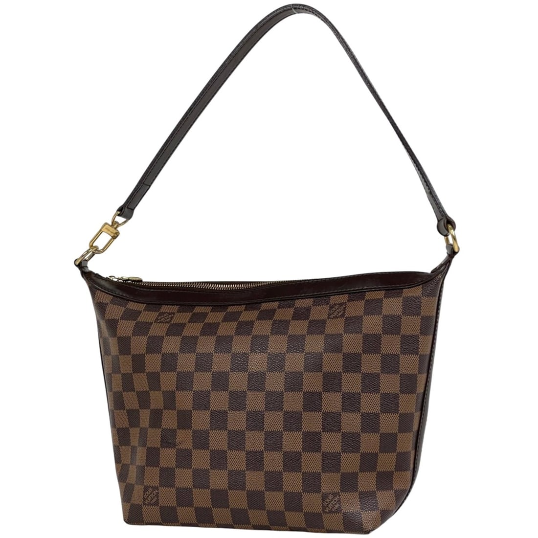 Louis Vuitton Illovo MM Shoulder Bag, Damier Brown, N51995, Women's (1 of 10)