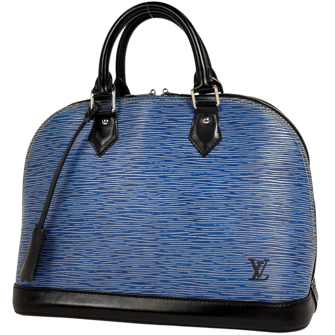 Louis Vuitton Alma Handbag, Epi Denim Blue, M51052, Women's: --- Catalog ---Category: SizeSize (HxWxD): 23cm x 30.5cm x 14.5cm / 9.05'' x 12'' x 5.7''Category: DesignType: HandbagColor: BlueGender: WomenMaterial: Epi denim leather Category: GeneralBrand: Louis