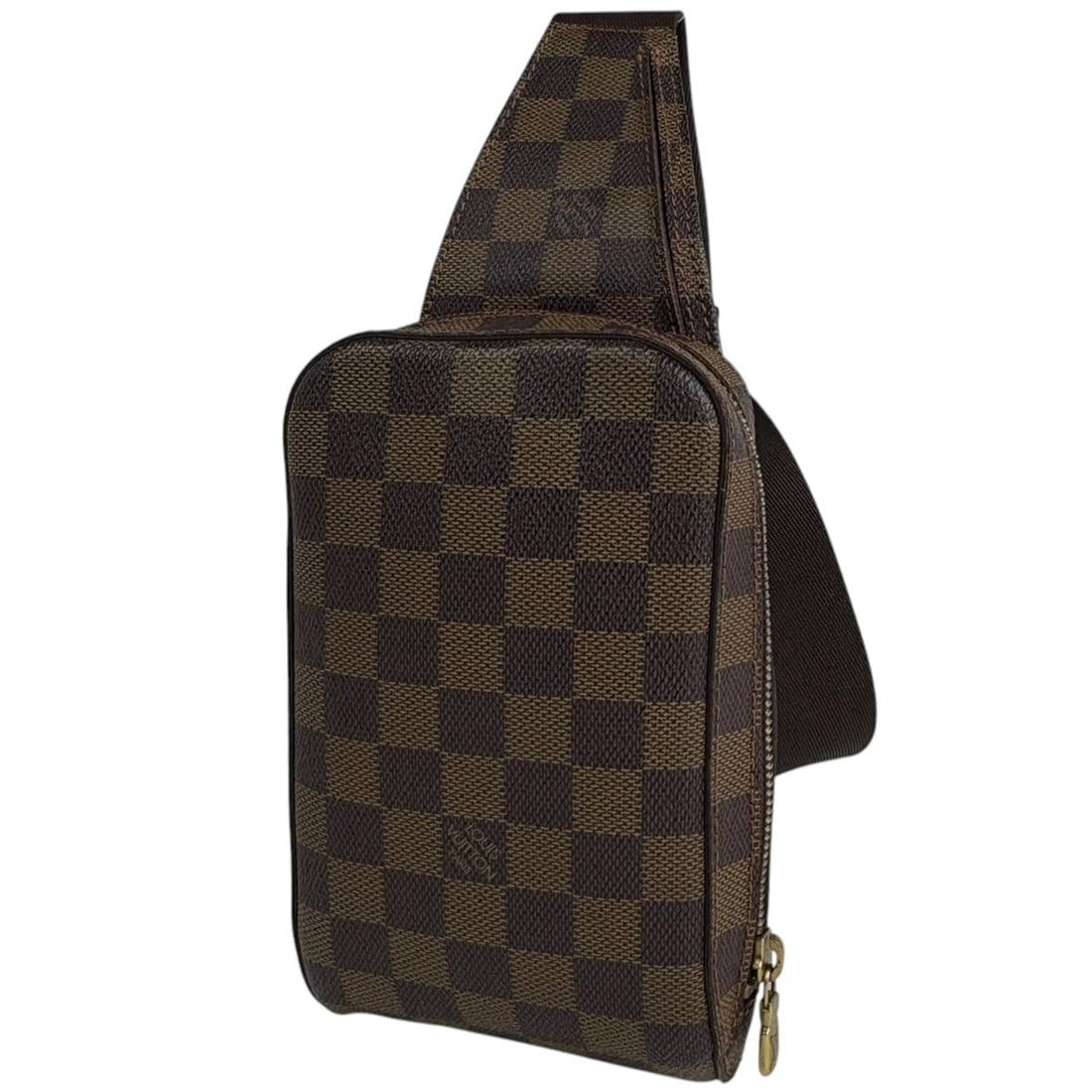 Louis Vuitton Geronimos Waist Bag, Shoulder Body Damier Brown N51994, Women's: --- Catalog ---Category: SizeSize (HxWxD): 12cm x 20cm x 6cm / 4.72'' x 7.87'' x 2.36''Category: DesignType: Fanny pack, Shoulder bag, Sling bagColor: BrownGender: WomenMaterial: Damier Canvas Categor