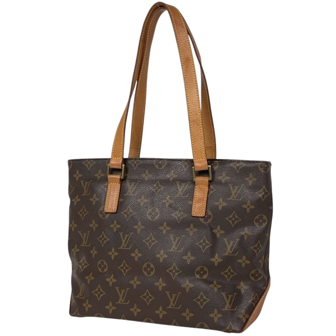 Louis Vuitton Cabas Piano Shoulder Bag/Tote Bag, Monogram Brown, M51148, Women's (1 of 11)