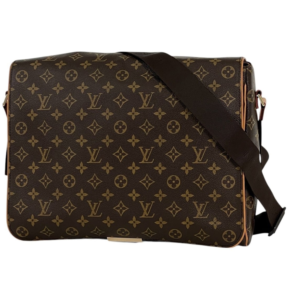 Louis Vuitton Abess Messenger Bag, Crossbody Shoulder Monogram Brown, M45257, Women's: --- Catalog ---Category: SizeSize (HxWxD): 27.5cm x 36cm x 10cm / 10.82'' x 14.17'' x 3.93''Category: DesignType: Messenger bag, Shoulder bagColor: BrownGender: WomenMaterial: Monogram Category: Gener