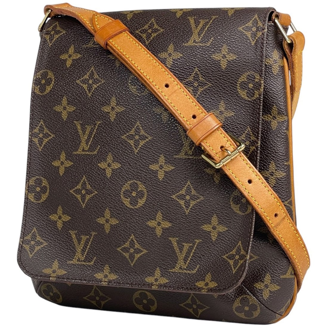 Louis Vuitton Musette Salsa Short Shoulder Bag Monogram Brown M51258 Women's (1 of 11)
