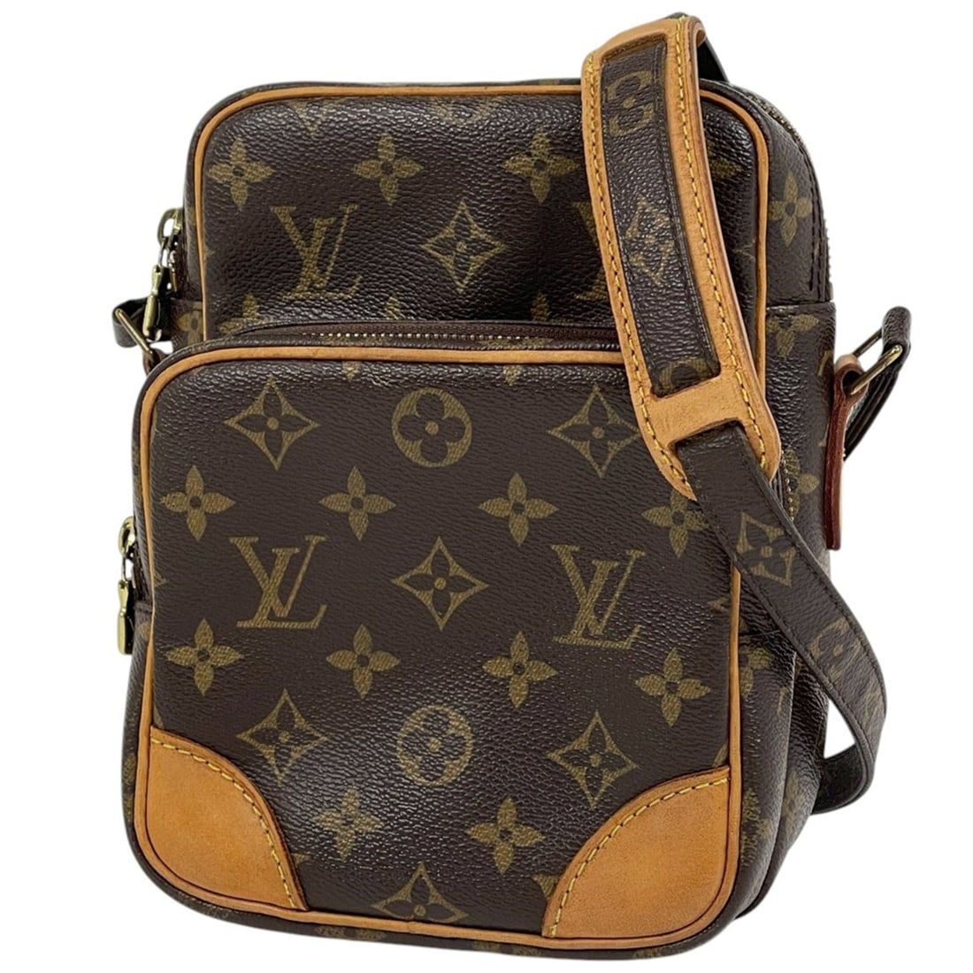 Louis Vuitton Amazon Crossbody Shoulder Bag Monogram Brown M45236 Women's: --- Catalog ---Category: SizeSize (HxWxD): 21.5cm x 15cm x 9cm / 8.46'' x 5.9'' x 3.54''Category: DesignType: Shoulder bagColor: BrownGender: WomenMaterial: Monogram Category: GeneralBrand: Louis Vuit