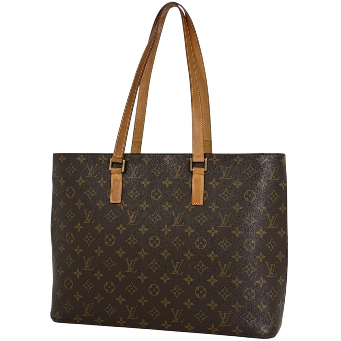 Louis Vuitton Luco Shoulder Bag/Tote Bag Monogram Brown M51155 Women's (1 of 13)
