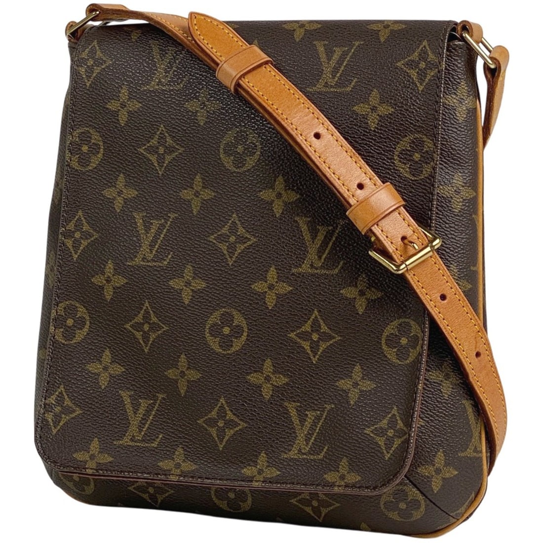 Louis Vuitton Musette Salsa Short Shoulder Bag Monogram Brown M51258 Women's (1 of 12)