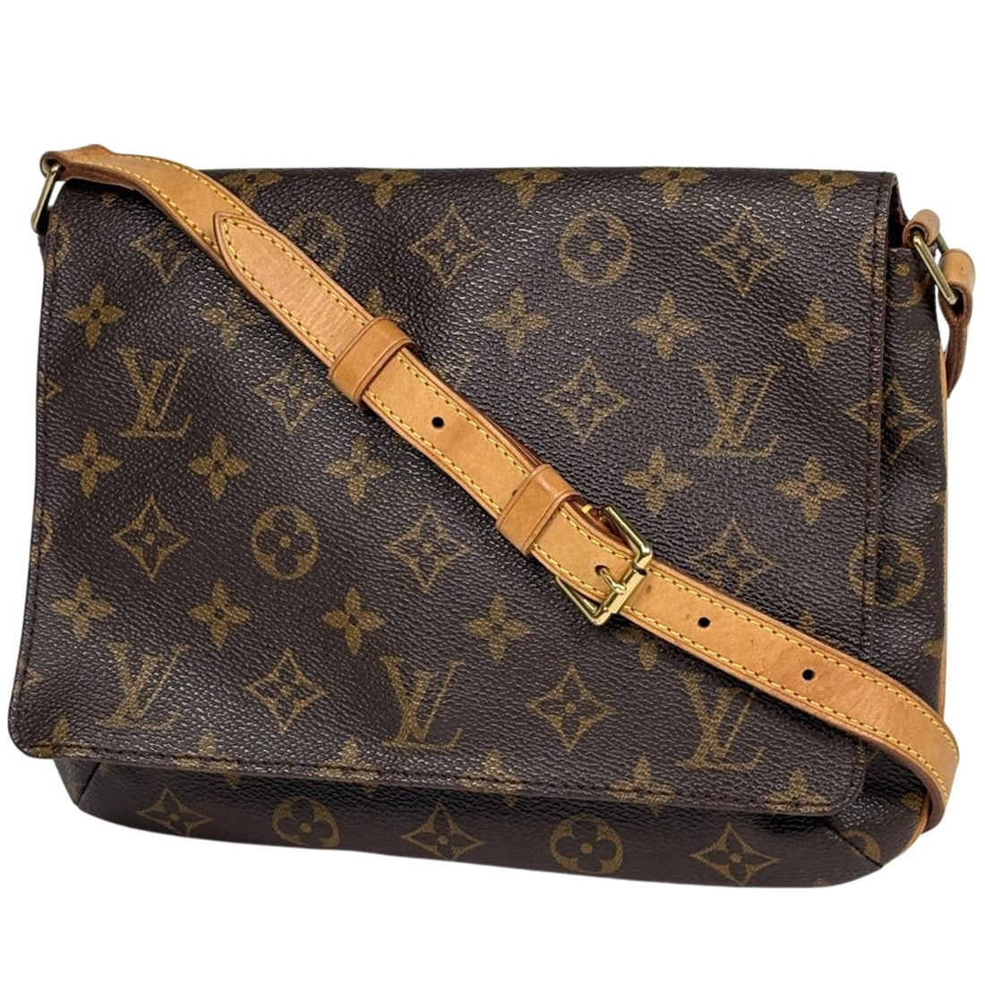 Louis Vuitton Musette Tango Short Shoulder Bag Monogram Brown M51257 Women's (1 of 14)
