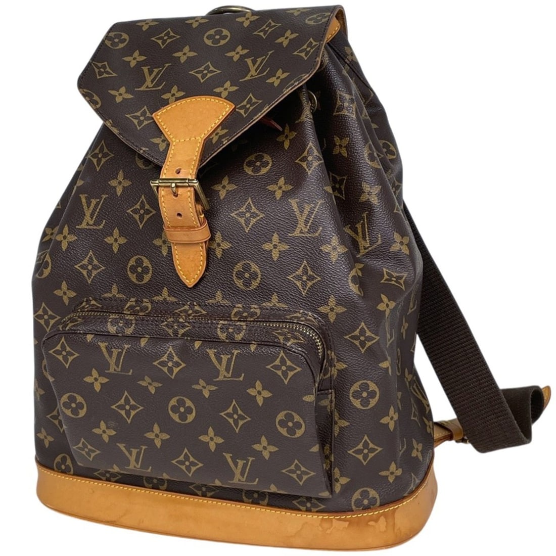 Louis Vuitton Montsouris GM Backpack Daypack Monogram Brown M51135 Women's (1 of 14)