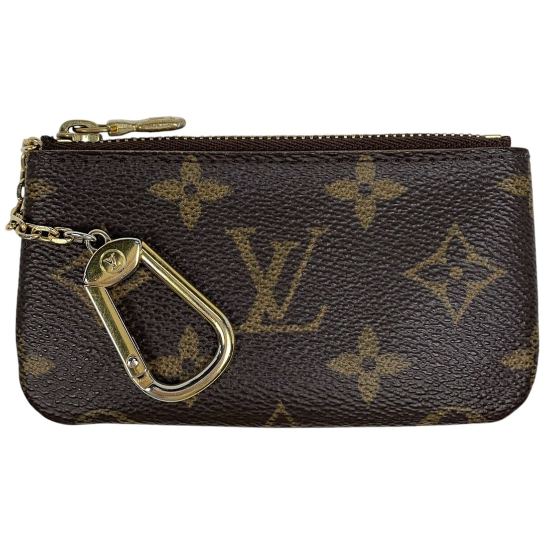 Louis Vuitton Pochette Clé Key Holder, Ring, Coin Purse, Monogram Brown, M62650, Women's: --- Catalog ---Category: SizeSize (HxWxD): 6cm x 12cm x 1cm / 2.36'' x 4.72'' x 0.39''Category: DesignType: Coin purse/coin caseColor: Brown, MonogramGender: WomenMaterial: Monogram , Leather Category