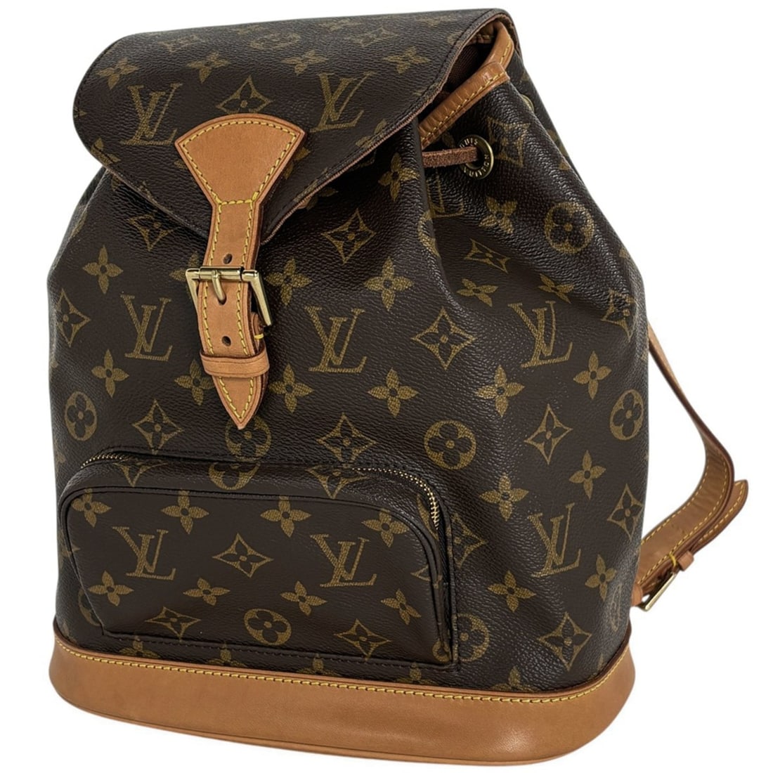 Louis Vuitton Montsouris MM Backpack Daypack Monogram Brown M51136 Women's (1 of 9)