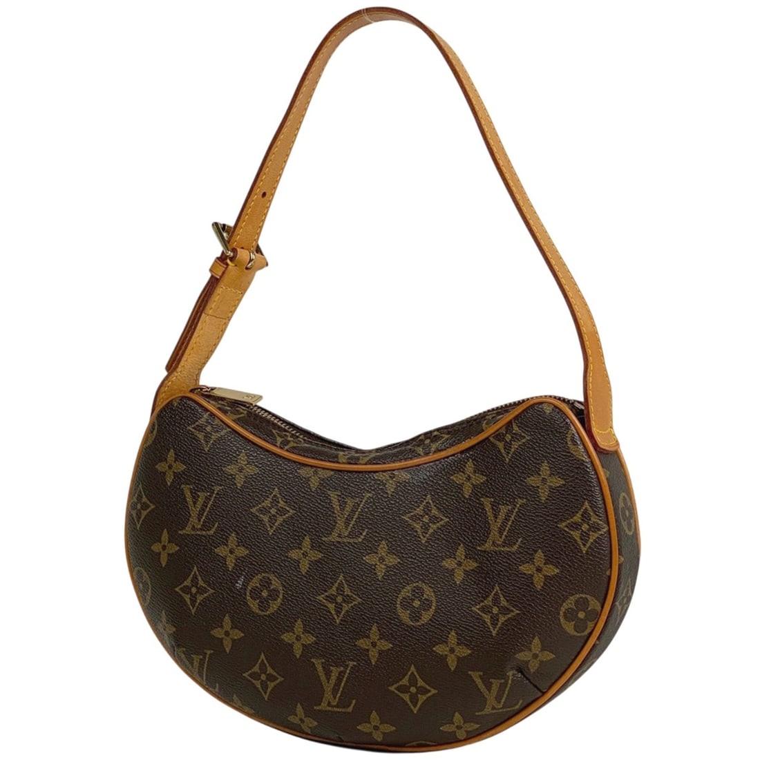 Louis Vuitton Pochette Croissant One-Shoulder Shoulder Bag Monogram Brown M51510 Women's (1 of 14)