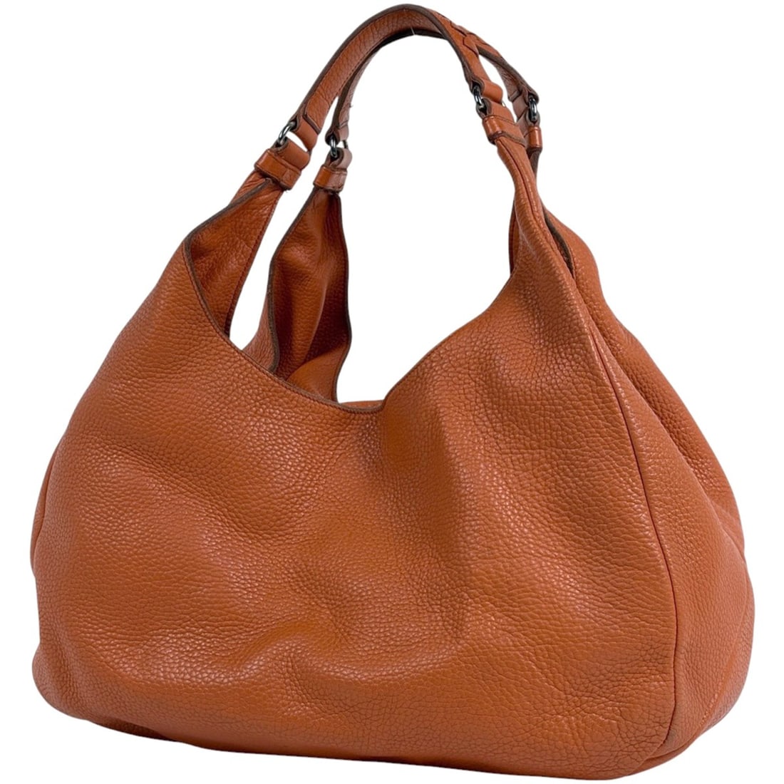 Bottega Veneta Intrecciato Tote Bag, Handbag, Leather, Orange, Women's (1 of 11)