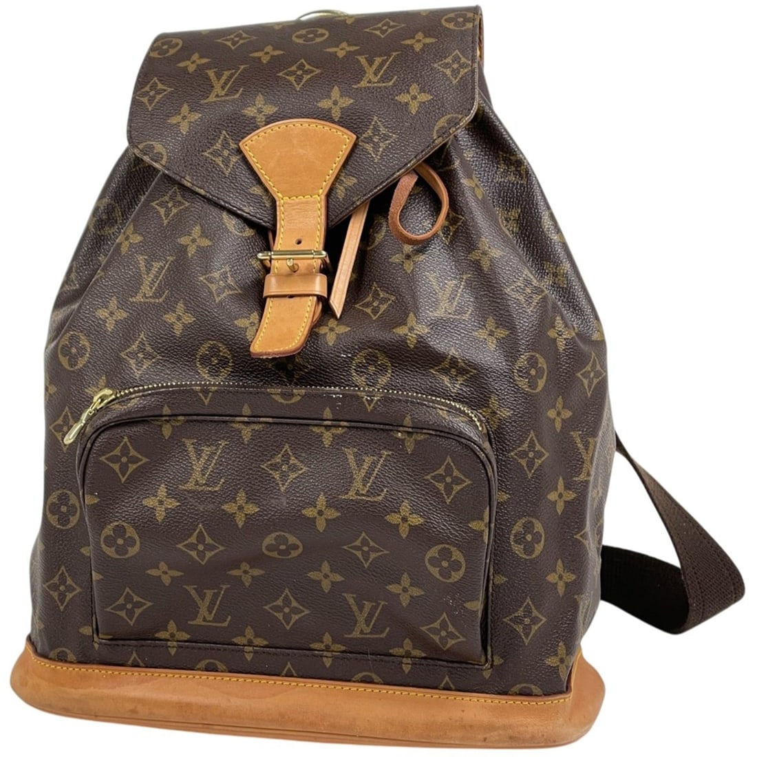 Louis Vuitton Montsouris GM Backpack Daypack Monogram Brown M51135 Women's: --- Catalog ---Category: SizeSize (HxWxD): 39cm x 31cm x 13cm / 15.35'' x 12.2'' x 5.11''Category: DesignType: BackpackColor: BrownGender: WomenMaterial: Monogram Category: GeneralMPN: M51135Brand: Lo