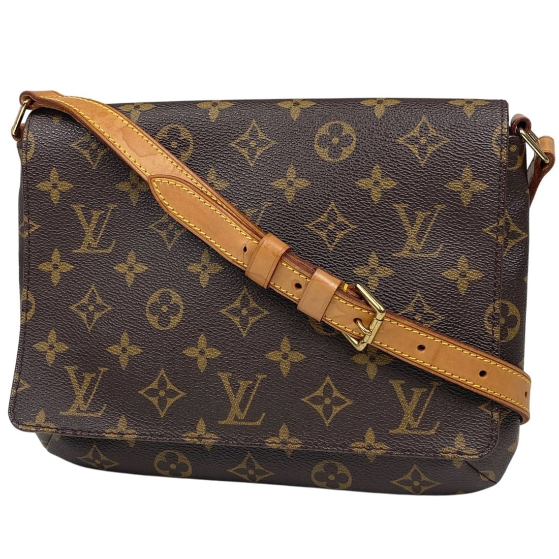 Louis Vuitton Musette Tango Short Shoulder Bag Monogram Brown M51257 Women's: --- Catalog ---Category: SizeSize (HxWxD): 18cm x 24cm x 6cm / 7.08'' x 9.44'' x 2.36''Category: DesignType: Shoulder bagColor: BrownGender: WomenMaterial: Monogram Category: GeneralMPN: M51257Brand: