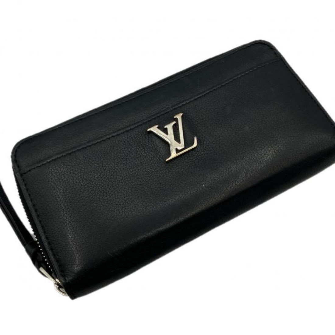 LOUIS VUITTON Taurillon Zippy Lockme Noir M62622 Long Wallet Louis Vuitton (1 of 10)