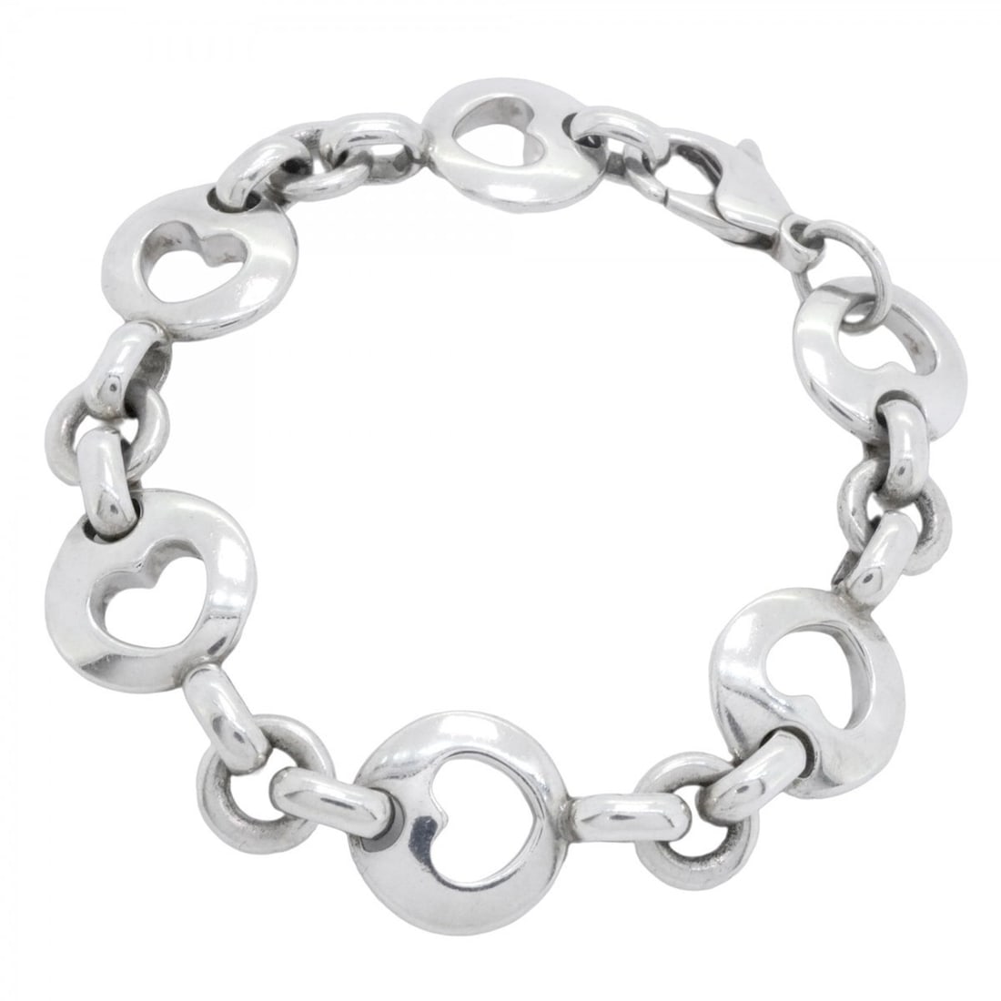 Tiffany Pierced Heart Bracelet, Silver 925, Women's (1 of 11)