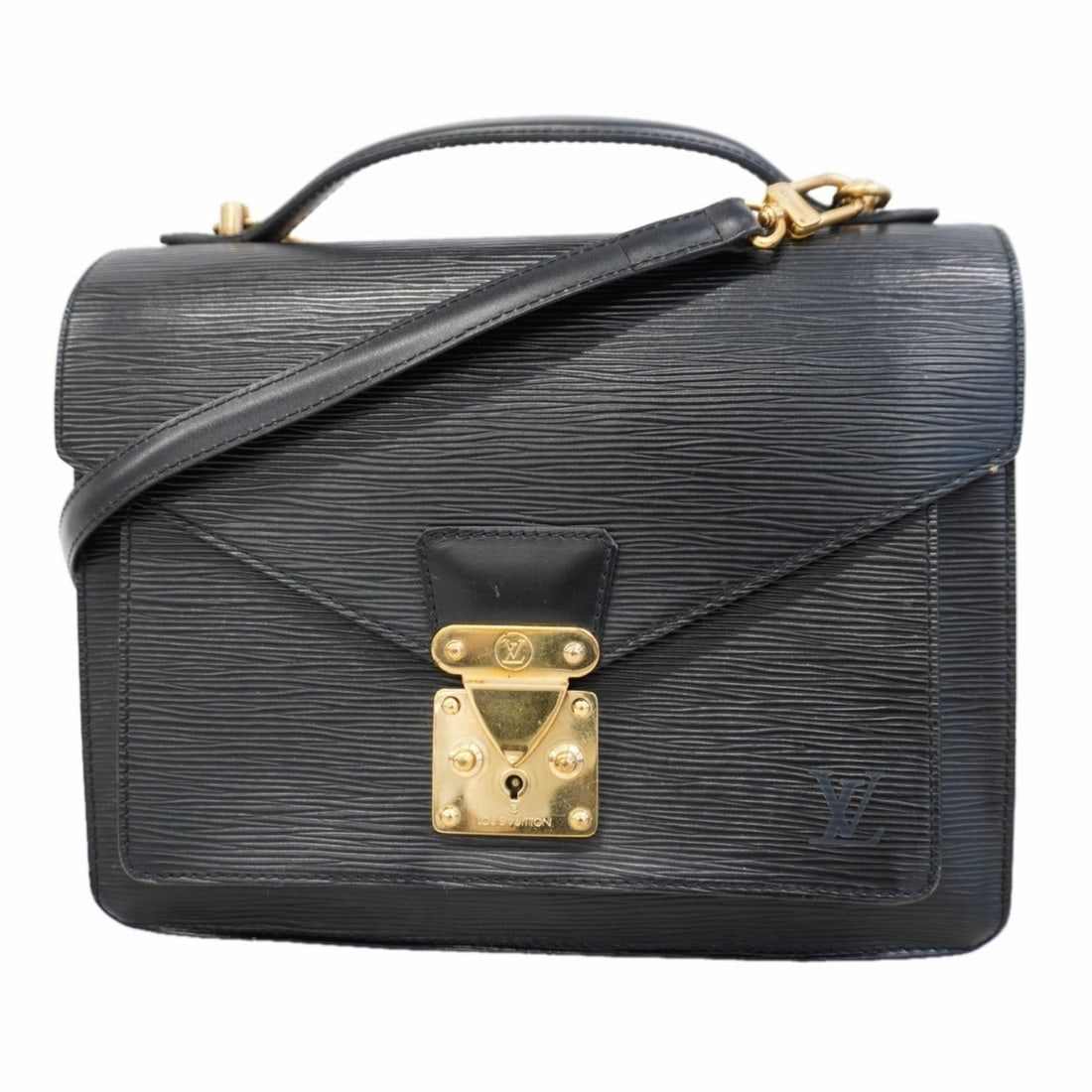 Louis Vuitton Epi Monceau Handbag M52122 Noir 2-Way Bag for Women P2155695: --- Catalog ---Category: SizeSize (HxWxD): 22cm x 28cm x 7cm / 8.66'' x 11.02'' x 2.75''Category: DesignType: HandbagColor: NoirGender: WomenClosure: StrapCategory: GeneralMPN: M52122Brand: Louis Vuit