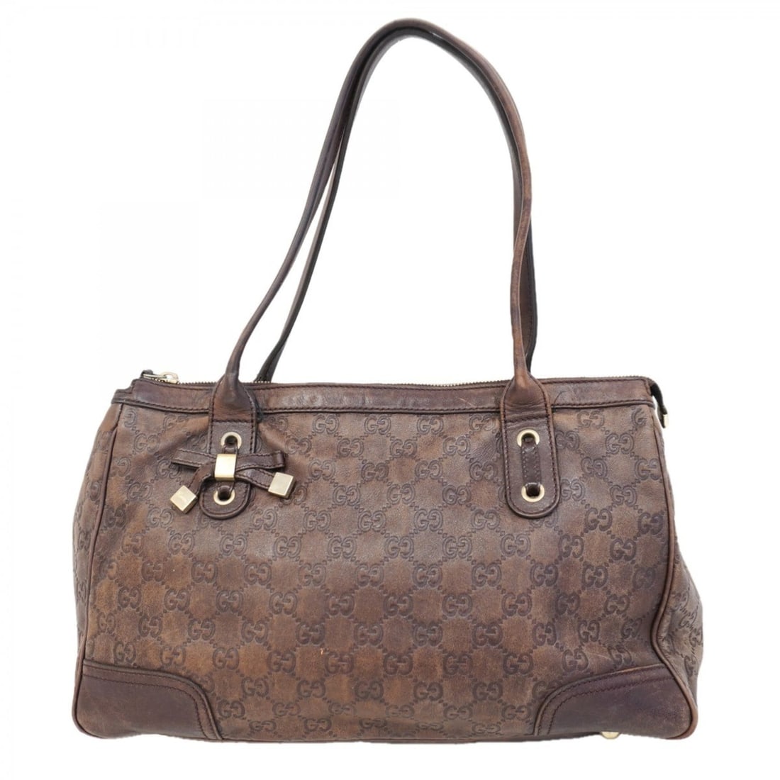 Gucci Tote Bag Guccissima Princess 177052 Leather Brown Women's P2150927 (1 of 12)