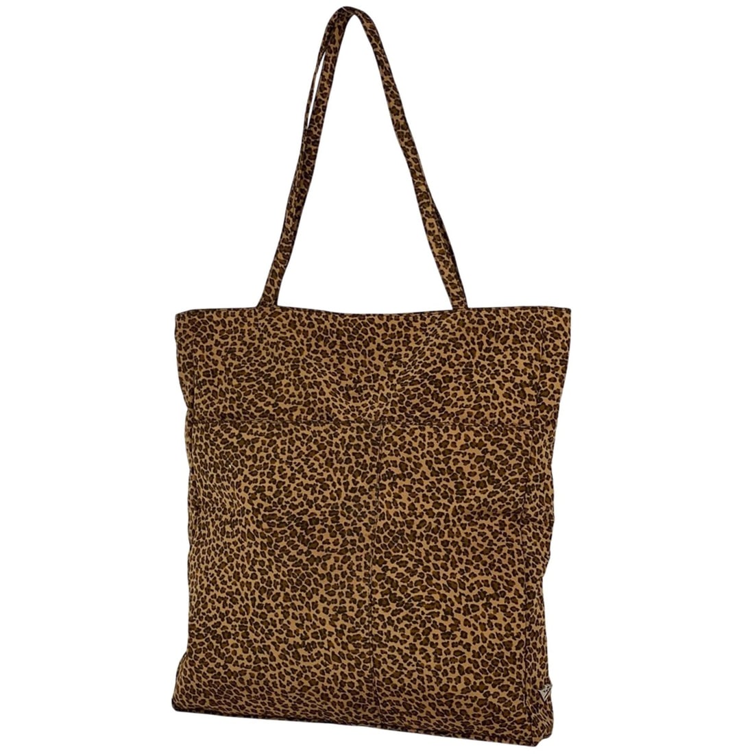 Bottega Veneta Leopard Print Tote Bag, Nylon, Brown, Women's (1 of 7)