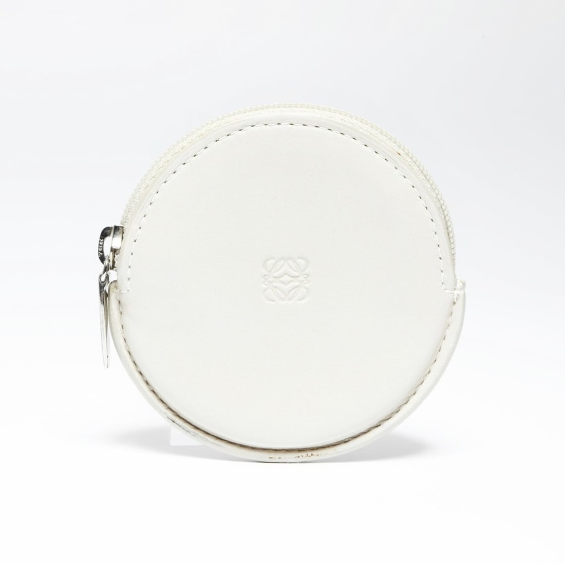 LOEWE Leather Mini Wallet/Coin Case, Ivory (1 of 13)