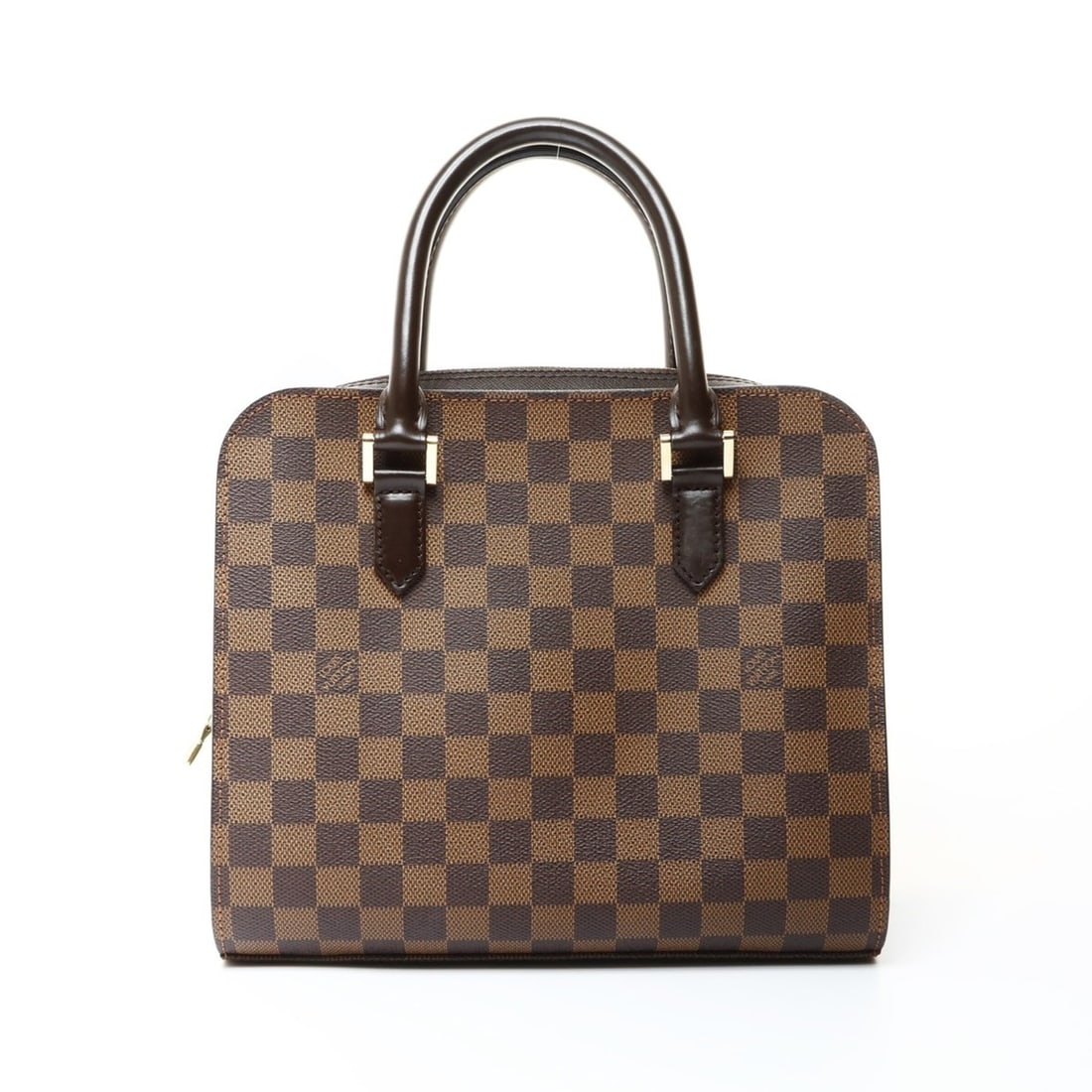 Louis Vuitton Damier Triana N51155 Handbag, Brown, 1998: --- Catalog ---Category: SizeSize (HxWxD): 23cm x 26.5cm x 12cm / 9.05'' x 10.43'' x 4.72''Category: DesignType: HandbagColor: BrownGender: Men,WomenMaterial: Damier Canvas Category: GeneralBrand: Lou