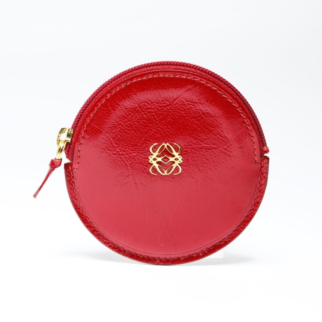 LOEWE Anagram Mini Wallet/Coin Case, Red (1 of 12)