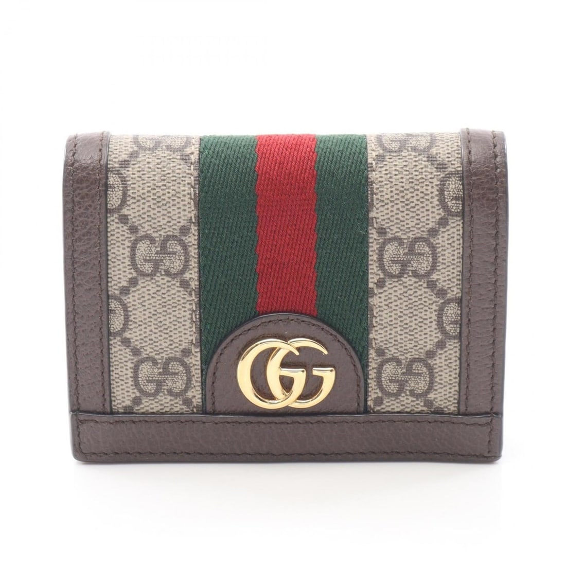 Gucci Ophidia GG Supreme Leather Bi-fold Wallet, Women's, Gray Multicolor, 523155 (1 of 15)