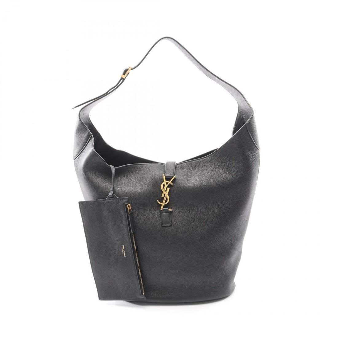 Yves Saint Laurent Saint Laurent Paris LE 5 A 7 Hobo Bag, Shoulder Leather, Women's, Black (1 of 8)