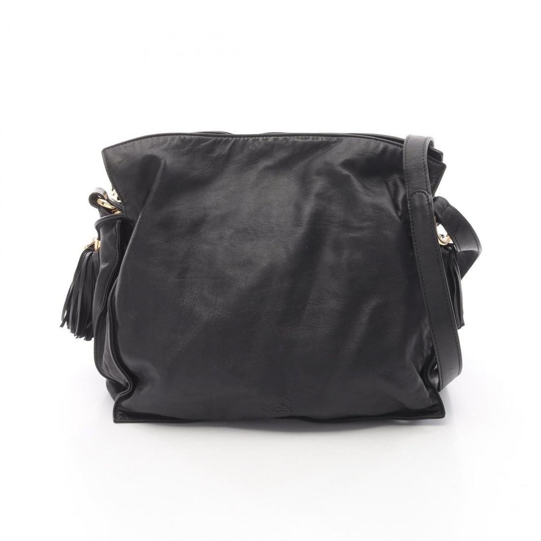 LOEWE Flamenco 30 Shoulder Bag, Leather, Women's, Black: --- Catalog ---Category: SizeSize (HxWxD): 28cm x 28cm x 10cm / 11.02'' x 11.02'' x 3.93''Category: DesignType: Shoulder bagColor: BlackGender: WomenMaterial: Leather Category: GeneralBrand: Loewe---