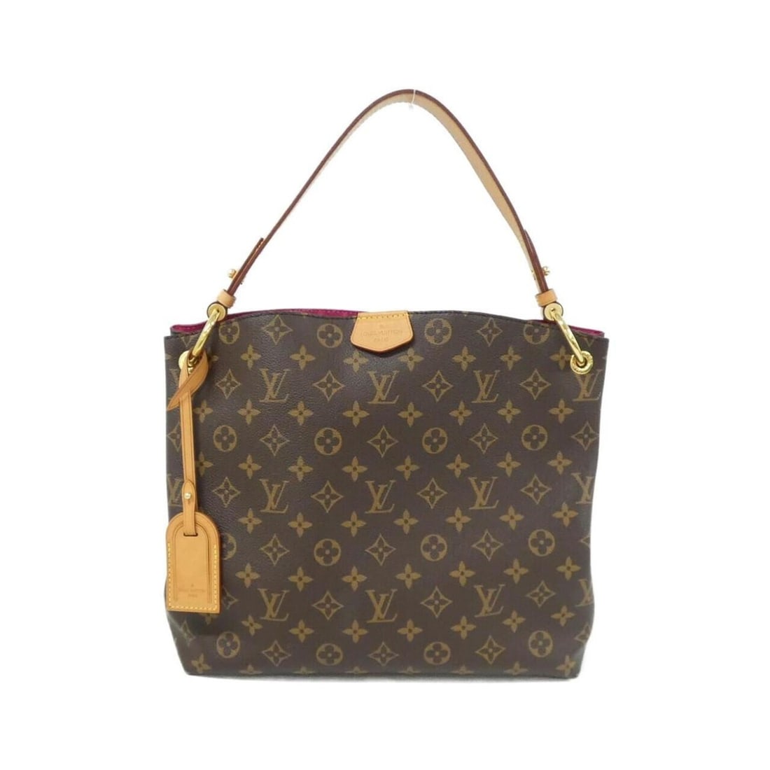 Louis Vuitton Monogram Graceful PM M43700 Shoulder Bag: --- Catalog ---Category: SizeSize (HxWxD): 28cm x 30cm x 10cm / 11.02'' x 11.81'' x 3.93''Category: DesignType: Shoulder bagColor: Marron, PivoineGender: WomenMaterial: Coated canvas Hardware Color: G