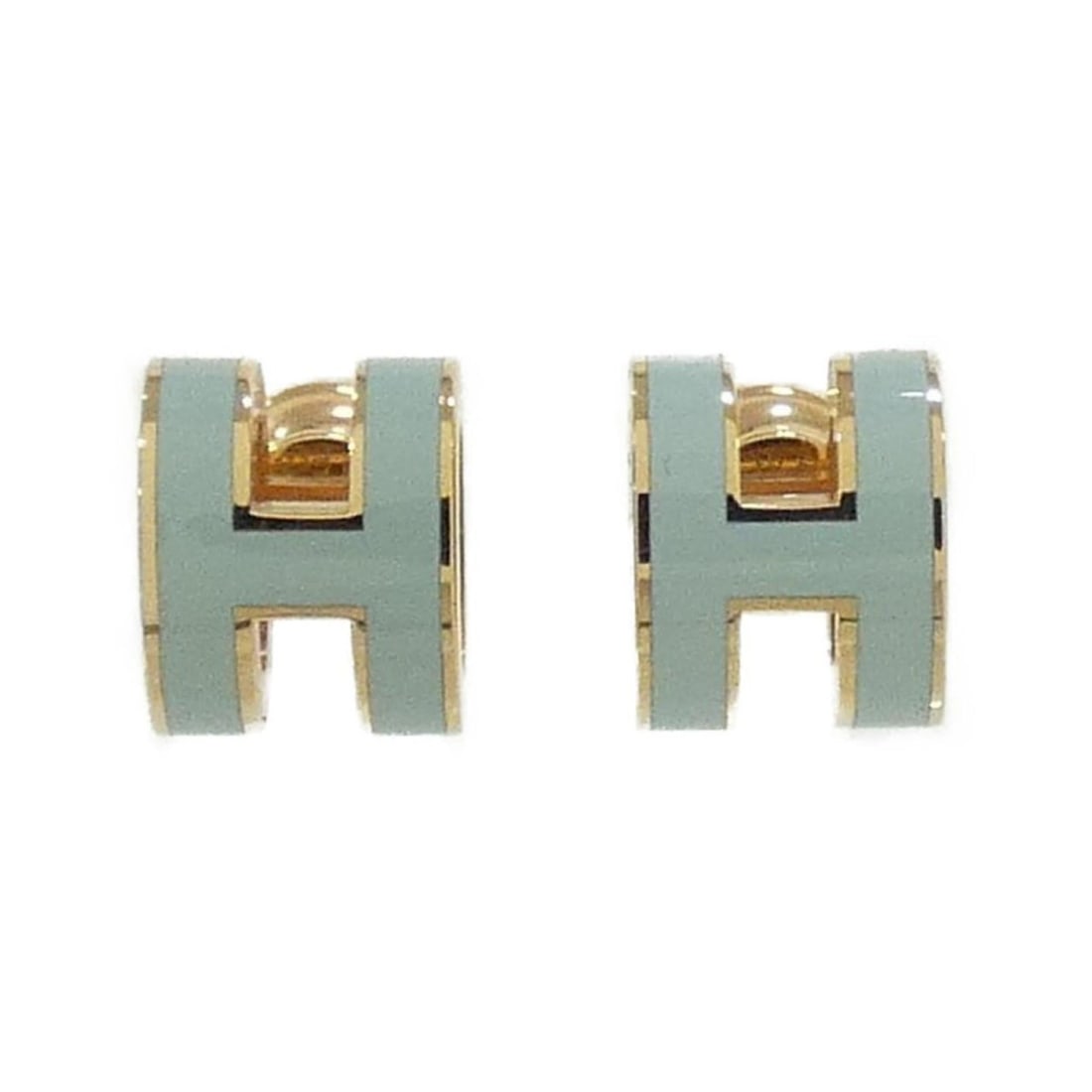 Hermes Pop Ash MINI 608002FO Earrings: --- Catalog ---Category: SizeSize (HxWxD): 10.00mm x 7.00mm / 0.39'' x 0.28''Category: DesignType: Stud earringsColor: Blue lin, Rose goldGender: WomenCategory: GeneralMPN: 608002FOBrand: Hermes--- It