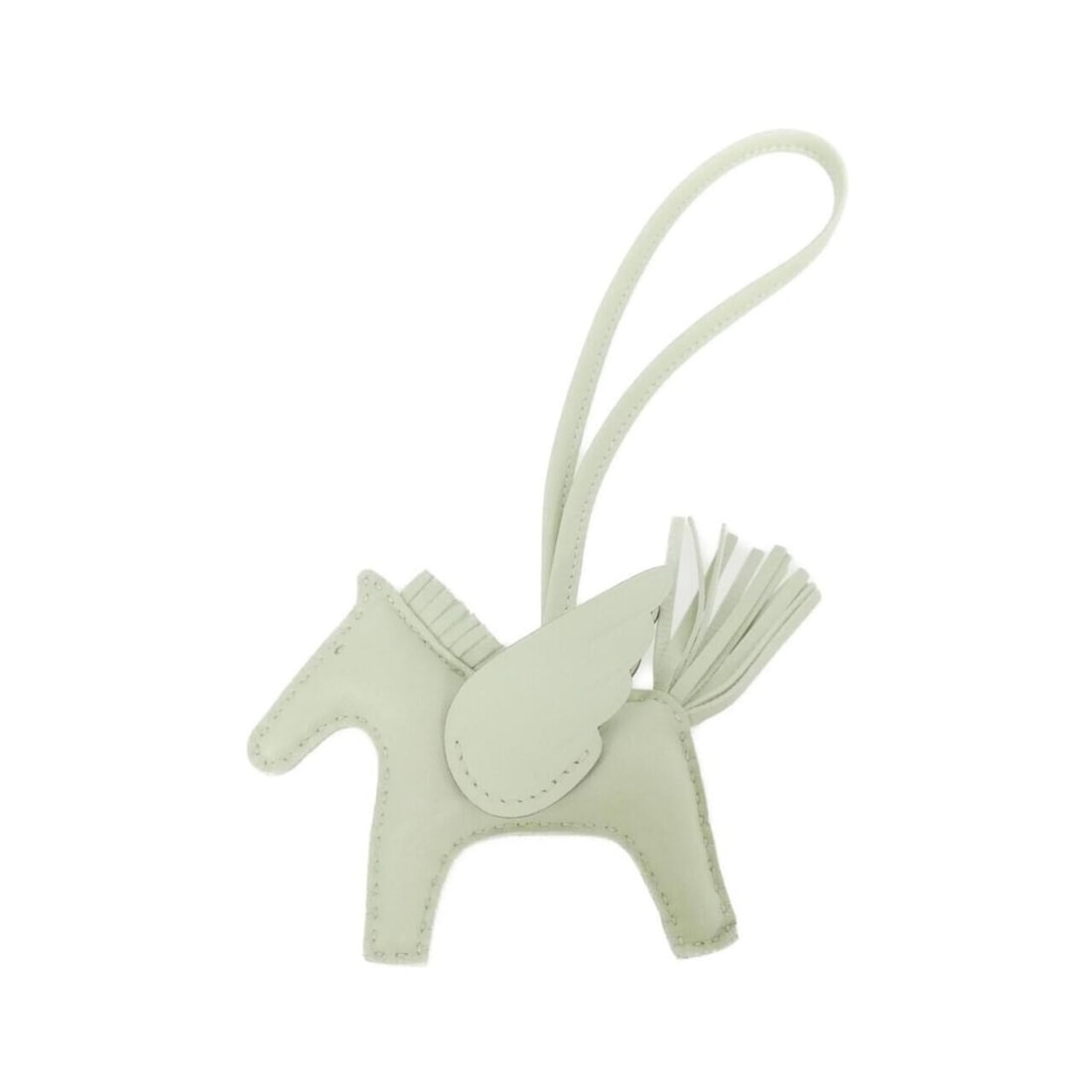 Hermes Hermès Rodeo Pegasus Accessory Handbag Charm PM 083010CA: --- Catalog ---Category: SizeSize (HxWxD): 80.00mm x 90.00mm / 3.15'' x 3.54''Category: DesignType: Handbag charmColor: GreenGender: Men,WomenCategory: GeneralMPN: 083010CABrand: Hermes--- Item List -