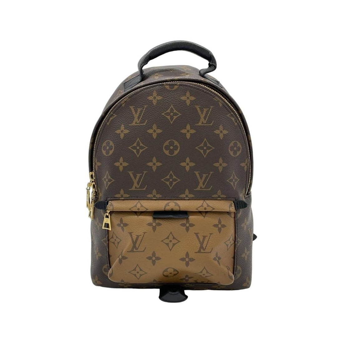 Louis Vuitton Monogram Reverse Palm Springs Backpack PM M44870: --- Catalog ---Category: SizeSize (HxWxD): 26cm x 28cm x 8cm / 10.23'' x 11.02'' x 3.14''Category: DesignType: BackpackColor: MarronGender: Men,WomenMaterial: Coated canvas Hardware Color: GoldCategor