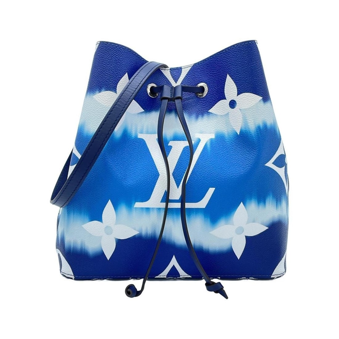 Louis Vuitton LV Escale Neo Noe M45126 Shoulder Bag: --- Catalog ---Category: SizeSize (HxWxD): 25cm x 26cm x 16.5cm / 9.84'' x 10.23'' x 6.49''Category: DesignType: Shoulder bagColor: BlueGender: Women,MenMaterial: Coated canvas Hardware Color: SilverC