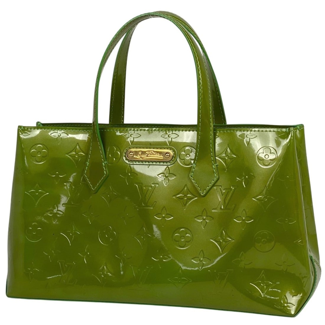 Louis Vuitton Wilshire Boulevard Handbag Monogram Vernis Vert Tonic (Green) M93645 Women's: --- Catalog ---Category: SizeSize (HxWxD): 17cm x 31cm x 11cm / 6.69'' x 12.2'' x 4.33''Category: DesignType: HandbagColor: Green, Vert tonicGender: WomenMaterial: Monogram Vernis Category: GeneralBra