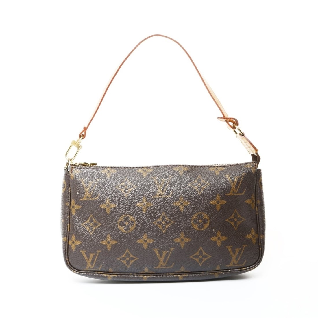 Louis Vuitton 2000 Pochette Accessoires Monogram Handbag Brown (1 of 11)