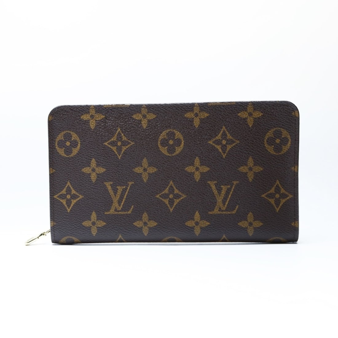 Louis Vuitton 2002 Monogram Porte Monne Zip Long Wallet, Brown (1 of 12)
