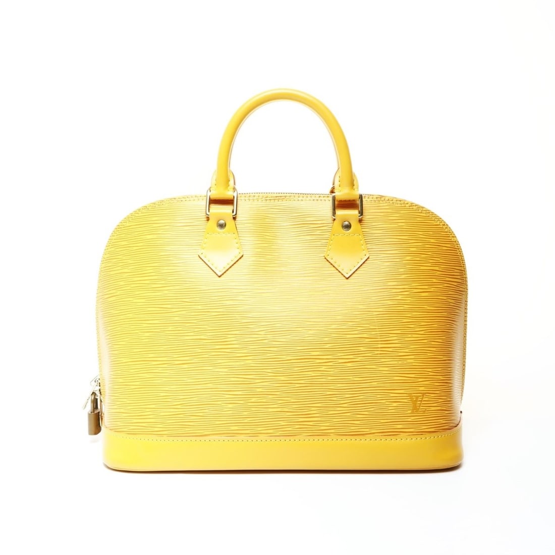 Louis Vuitton Alma PM Epi Leather Handbag M52149, 1996, Yellow (1 of 13)