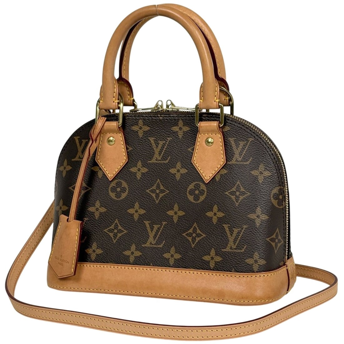 Louis Vuitton Alma BB Shoulder Bag/2-Way Handbag Monogram Brown M53152 Women's (1 of 11)