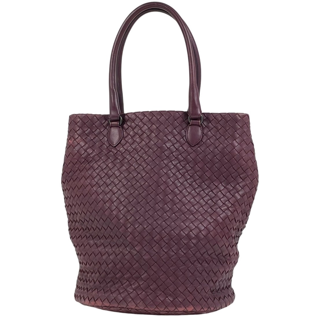Bottega Veneta Intrecciato Tote Bag, Handbag, Nappa Leather, Bordeaux, Women's (1 of 8)