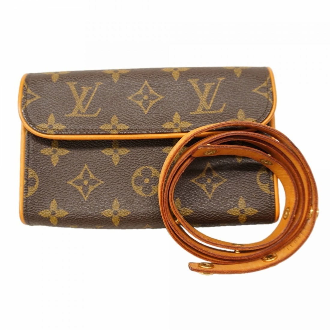 Louis Vuitton Monogram Florentine Pochette M51855, Brown, Women's (1 of 10)