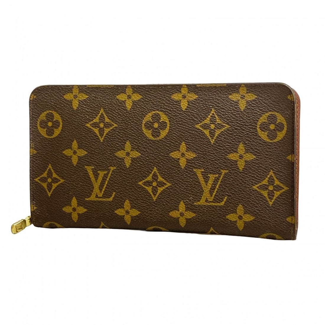 Louis Vuitton Monogram Porte Monne Zip Long Wallet M61727 Brown Men's and Women's (1 of 12)