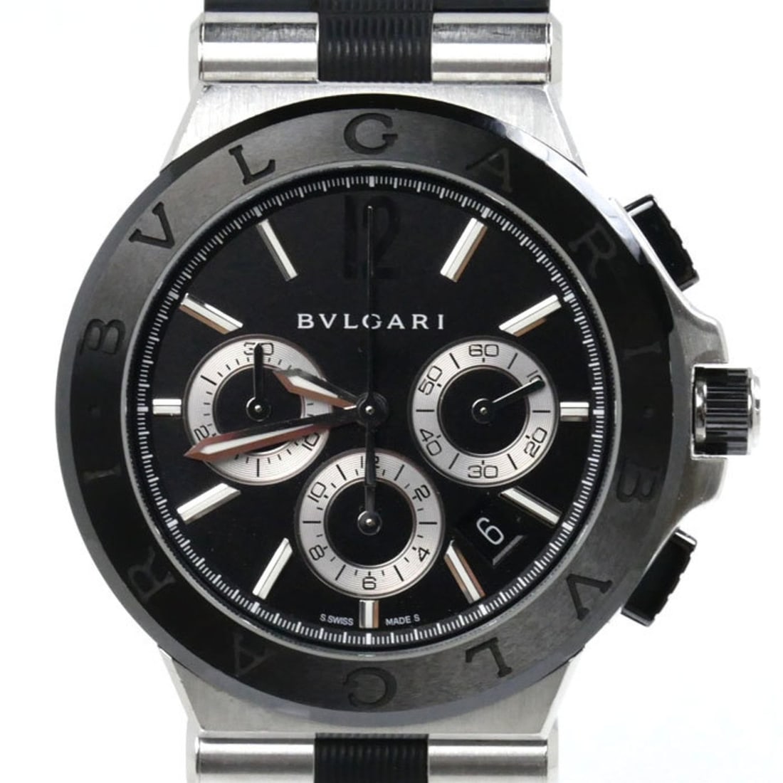 BVLGARI Diagono Ceramic Chronograph Automatic Watch DG42SCCH Men's (1 of 13)