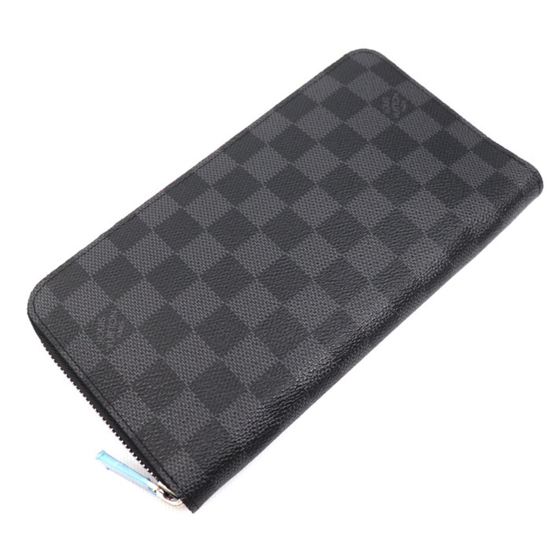 LOUIS VUITTON Zippy Organizer Long Wallet with Round Zipper, Damier Graphite, Black, N63077 CA4180,: --- Catalog ---Category: SizeSize (HxWxD): 11.5cm x 21cm x 2cm / 4.52'' x 8.26'' x 0.78''Category: DesignType: Long wallet (bi-fold)Color: Black, Damier GraphiteGender: MenMaterial: Damier Graphite Ca